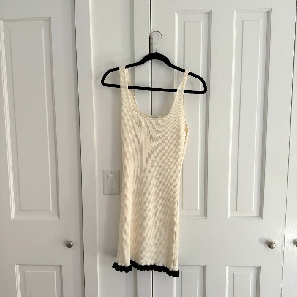 Zara White Knit Dress